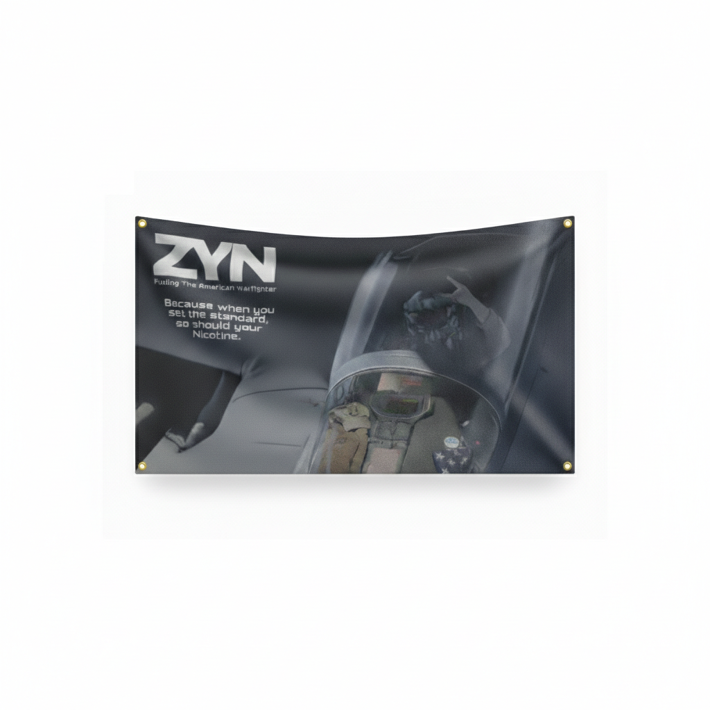 Zyn Warfighter Wall Flag
