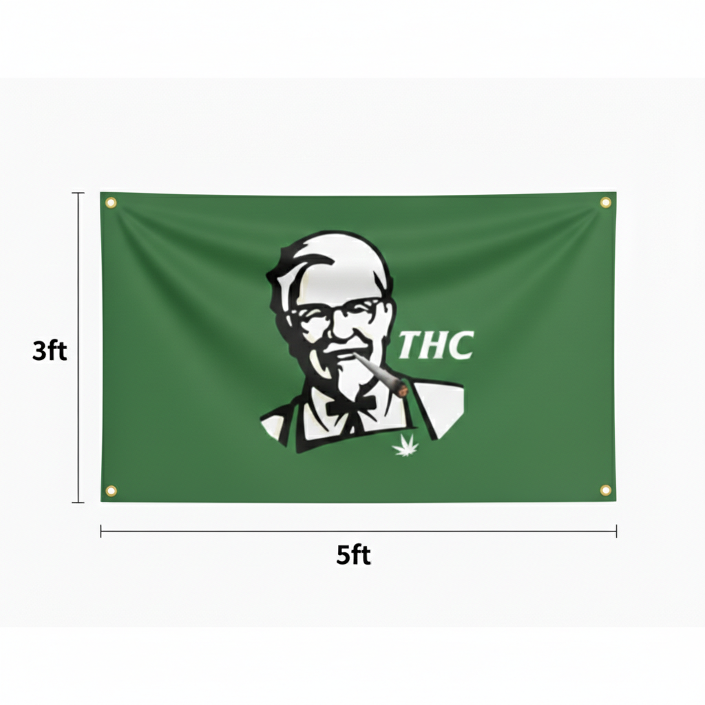 Colonel Za Wall Flag