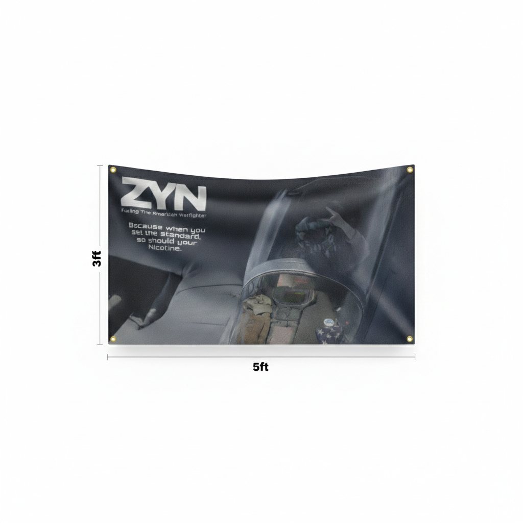 Zyn Warfighter Wall Flag
