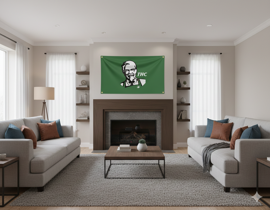 Colonel Za Wall Flag