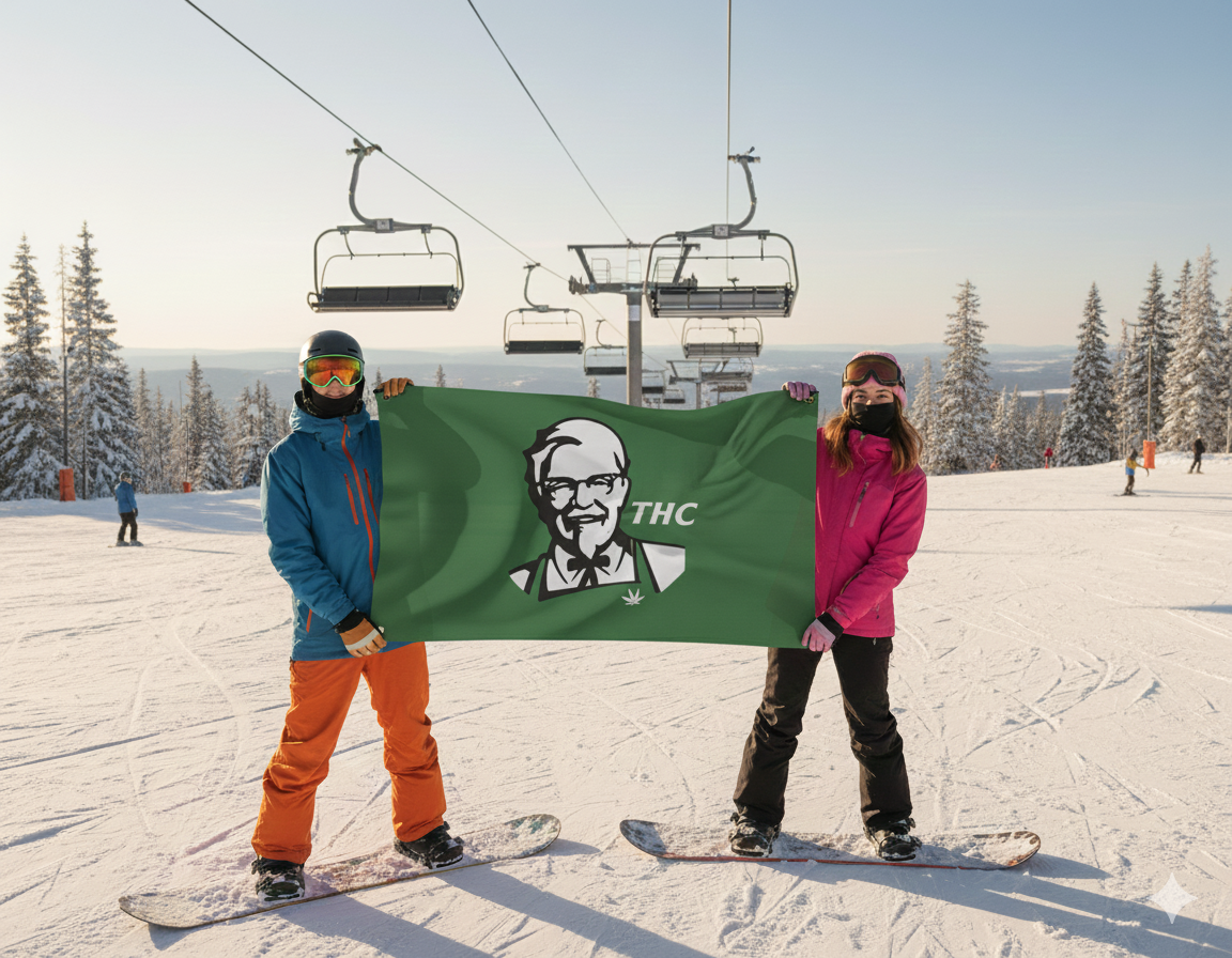 Colonel Za Wall Flag