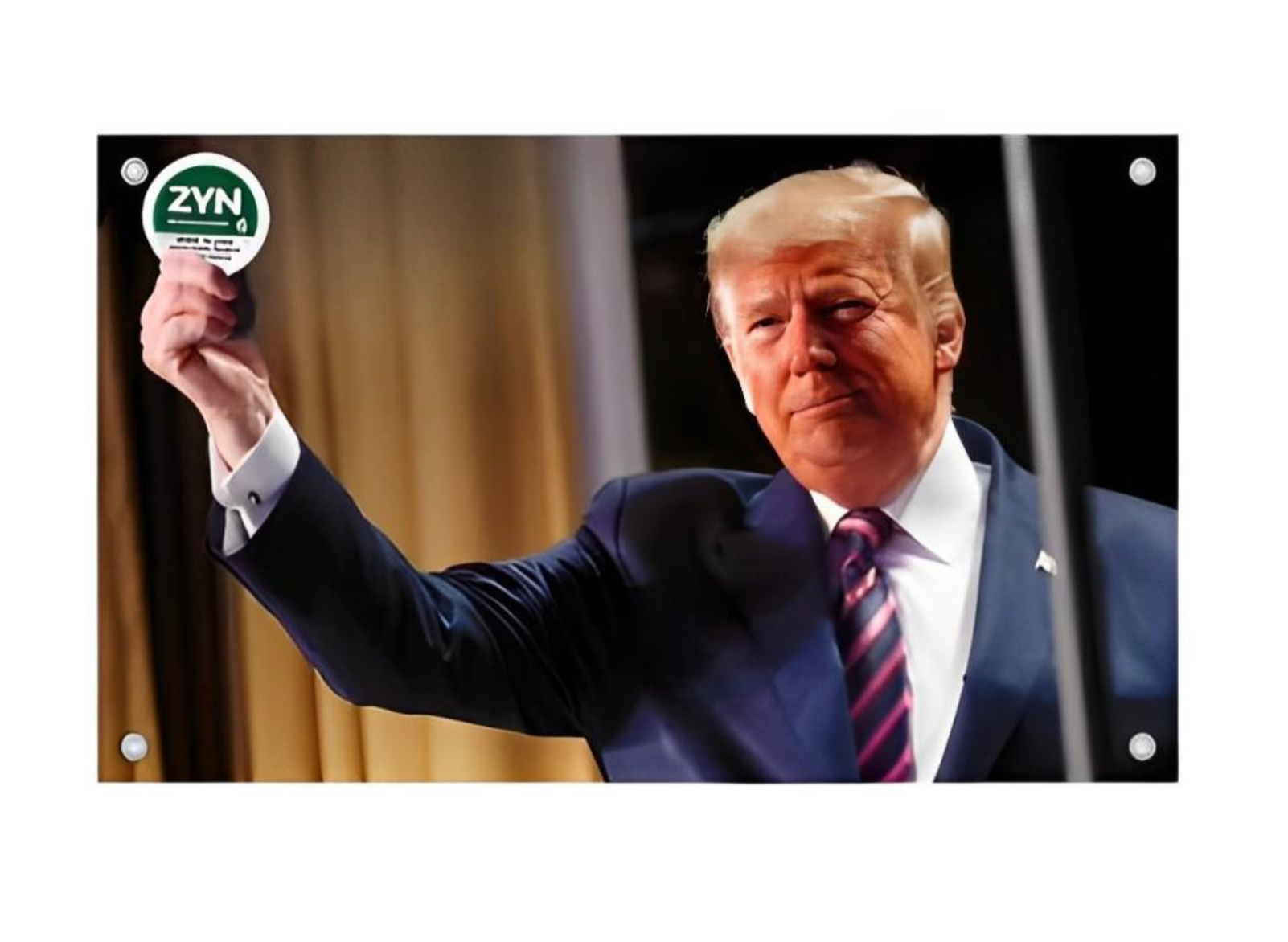 Trump ZYN Wall Flag