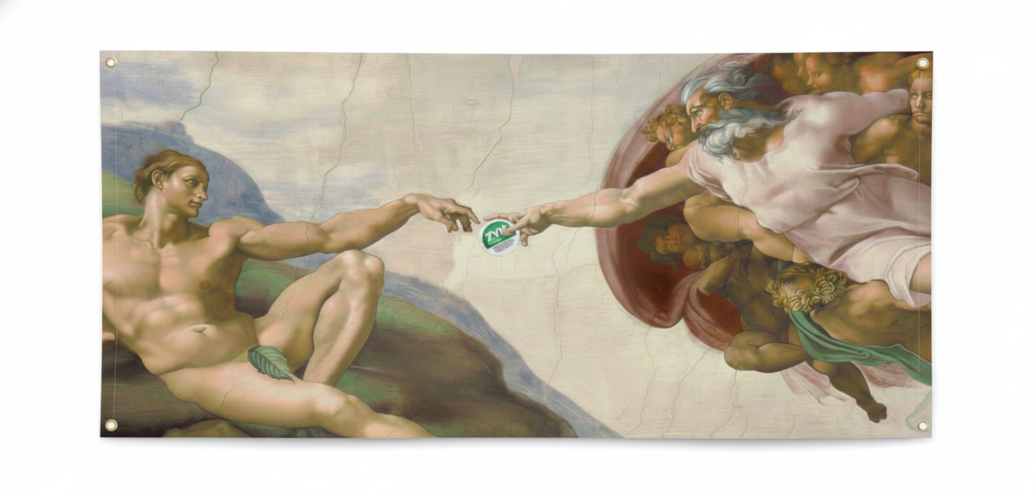Creation of Zadam Wall Flag